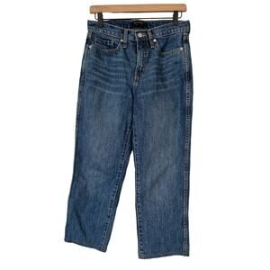 Banana Republic Factory Womens High Rise Straight Cropped Jeans Size 4 Petite